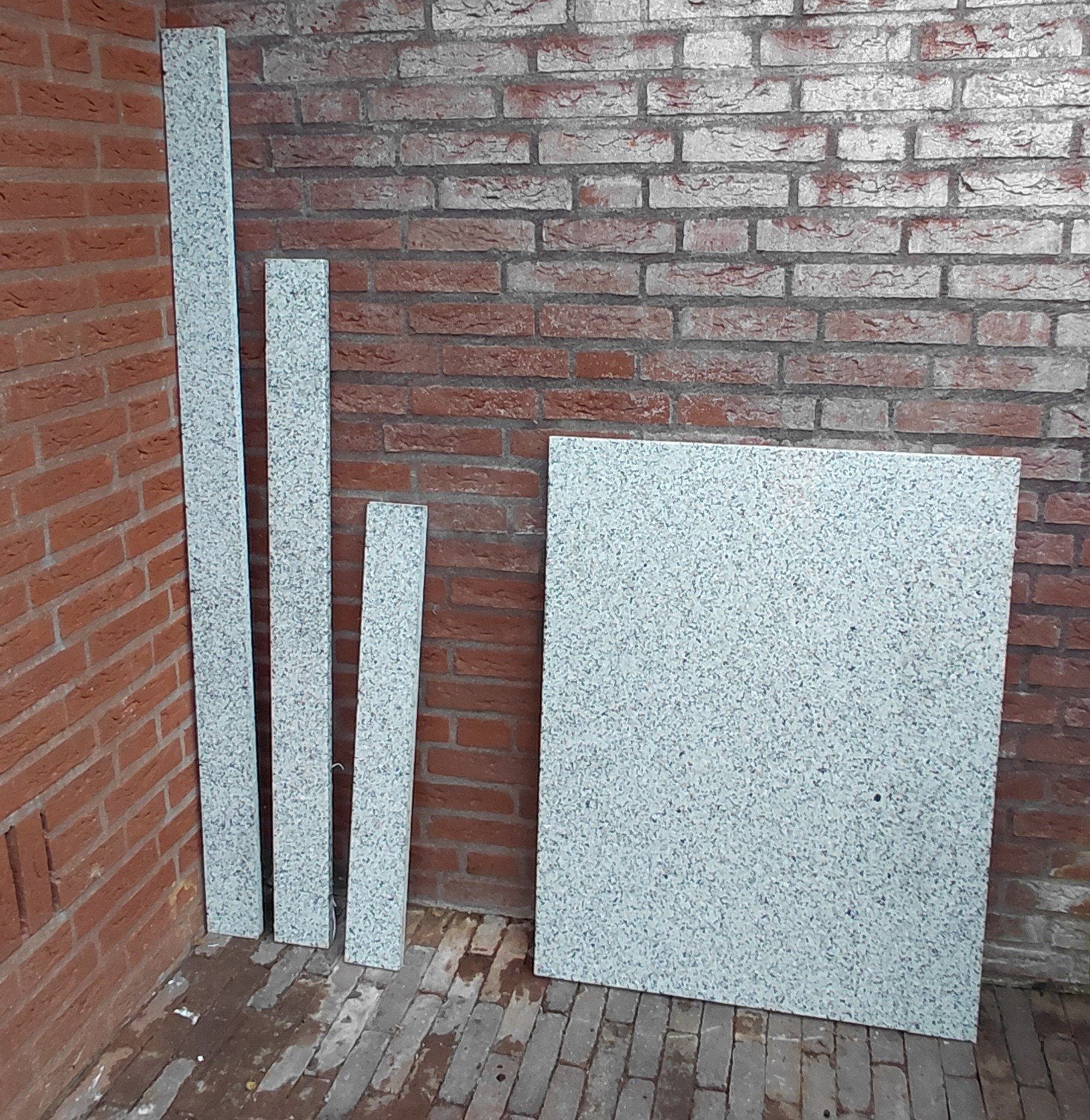Gratis granieten achterwand kookplaat en spatplinten, Huis en Inrichting, Ophalen, 25 tot 50 cm, Minder dan 100 cm