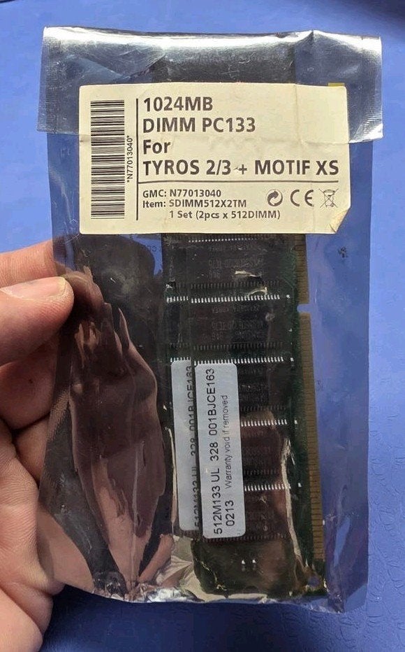 1024MB DIMM PC133 RAM voor Yamaha TYROS 2/3 + MOTIF XS, Ophalen of Verzenden, Nieuw