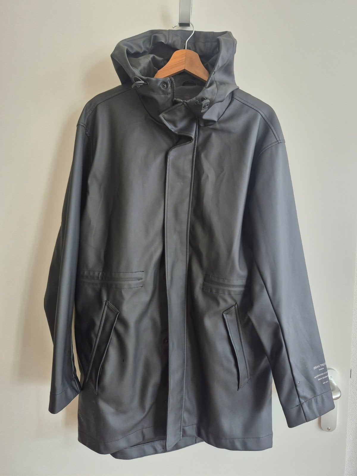 Pull&Bear Urban Theory Regenjas Zwart Maat S, Kleding | Heren, Zwart, Nieuw, Ophalen of Verzenden, Pull&Bear