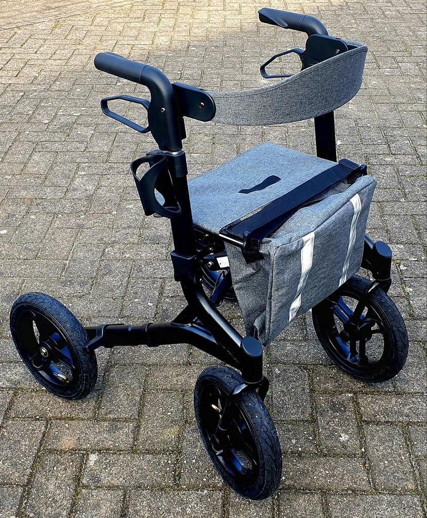 Rollator outdoor inklapbaar met grote luchtbanden NIEUW, Diversen, Rollators, Nieuw, Ophalen of Verzenden