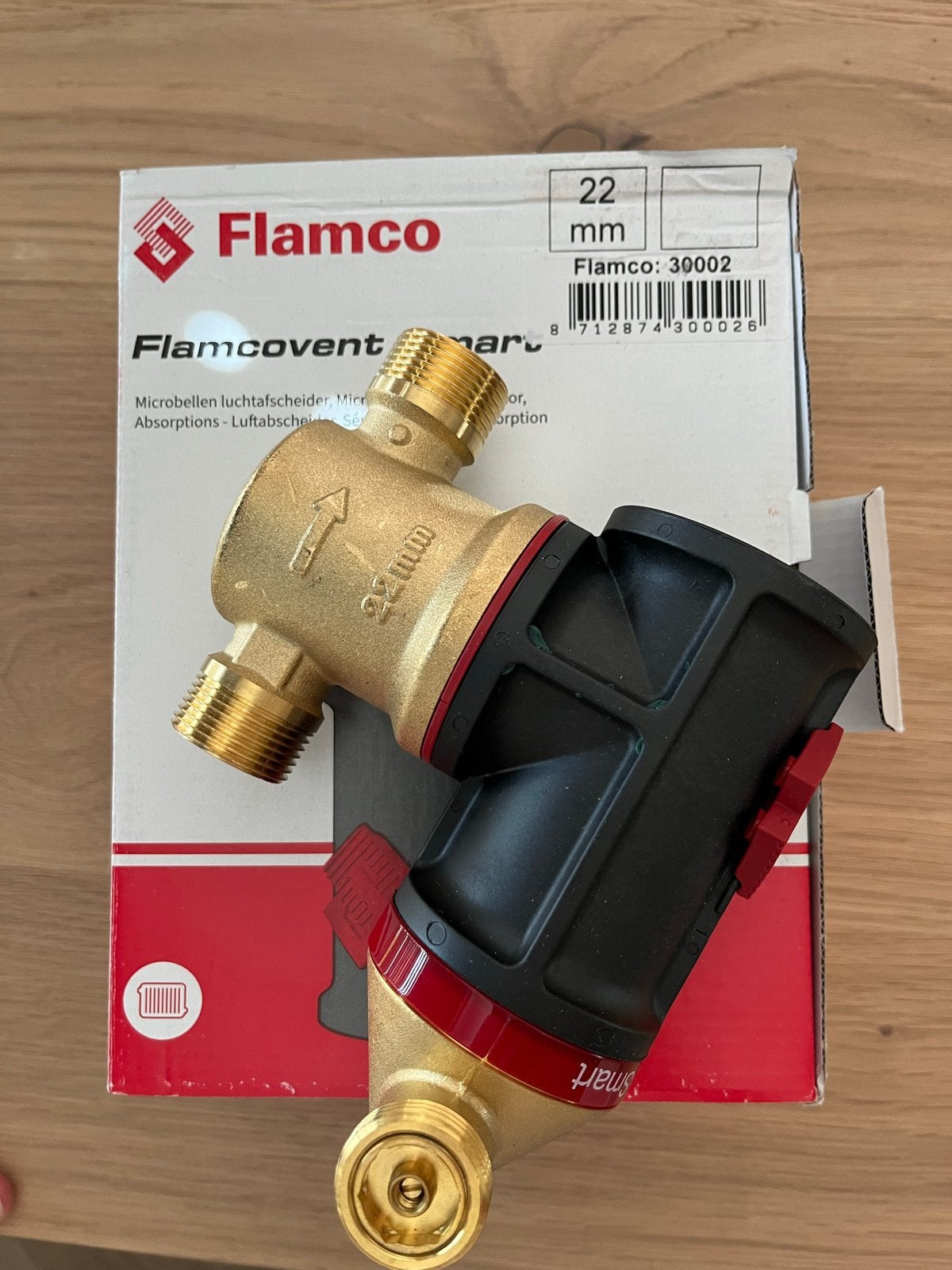 Flamco Flamcovent Smart luchtafscheider22mm NIEUW, Minder dan 30 cm, Verzenden, Overige typen, Nieuw