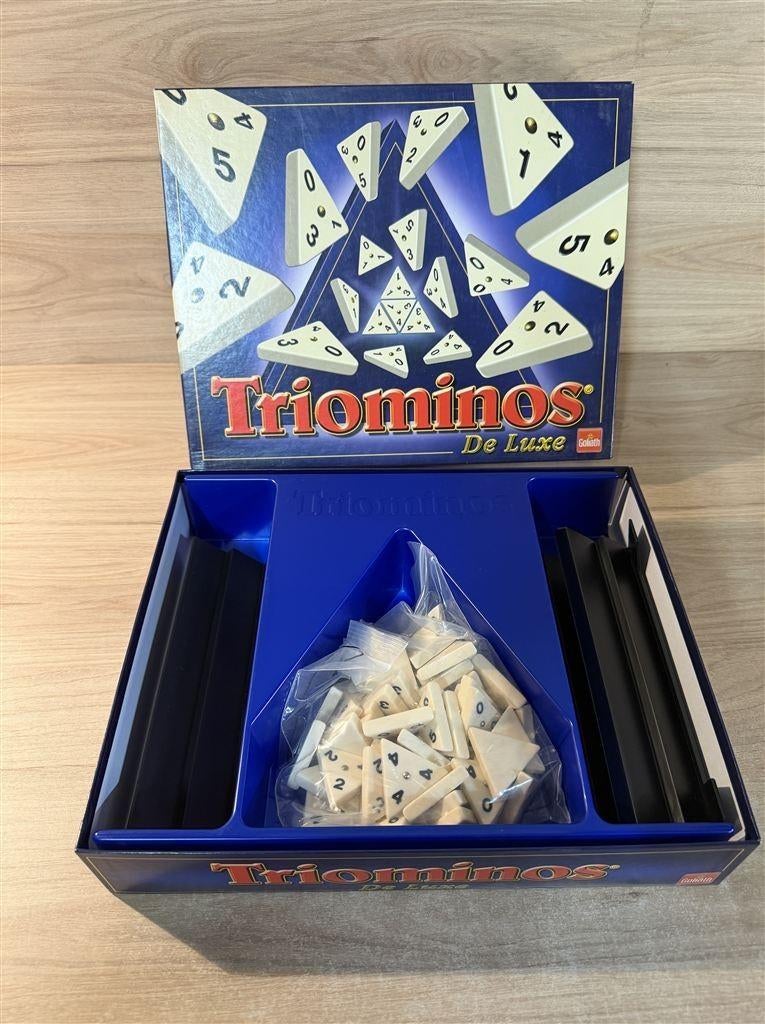 Triominos deluxe goliath - s6952, Verzenden, Zo goed als nieuw