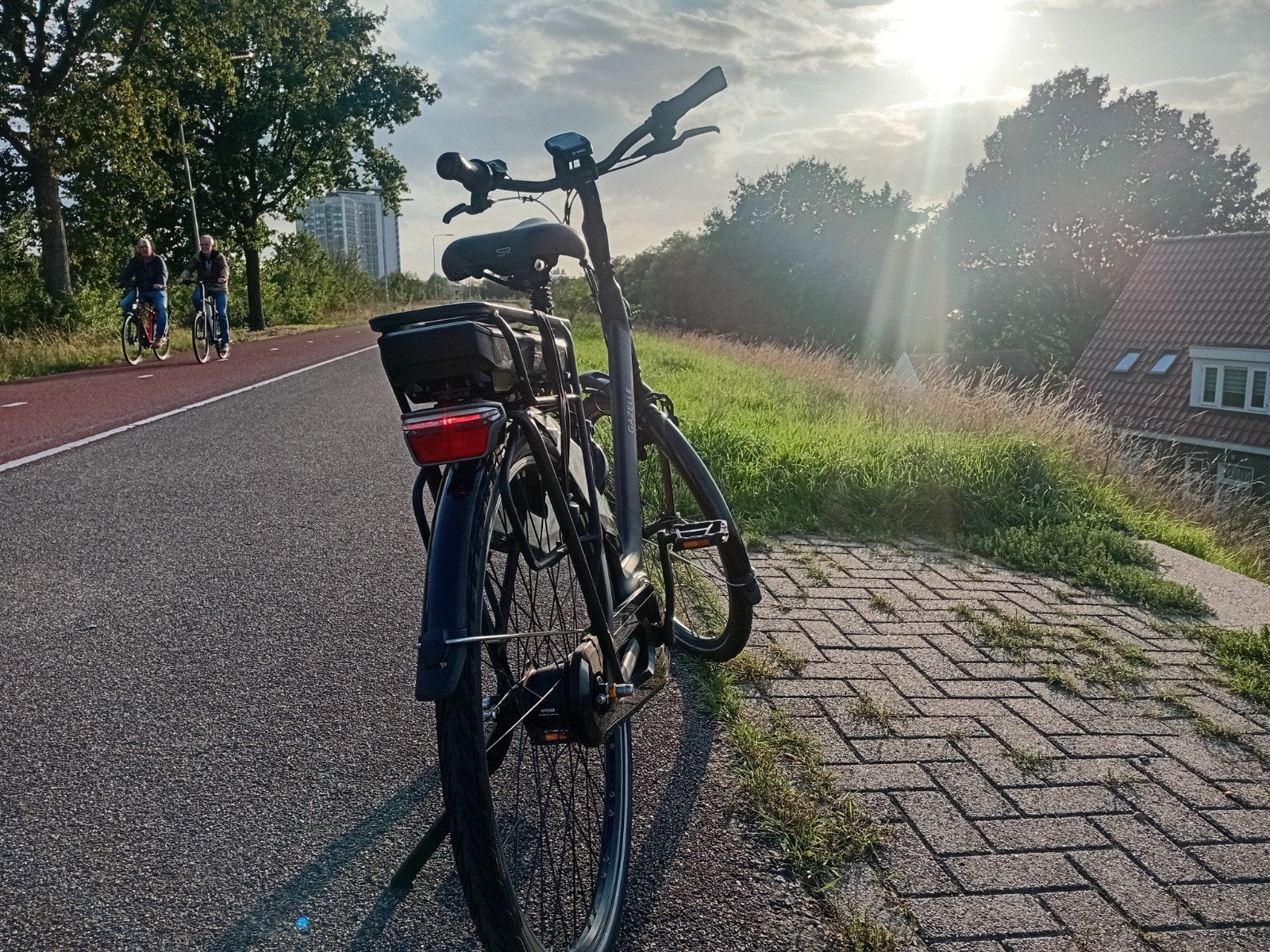 Gazelle orange c8HMBmet Nieuwe 500W accu kilometerstand 7000, Fietsen en Brommers, Ophalen of Verzenden, Zo goed als nieuw, 51 tot 55 cm