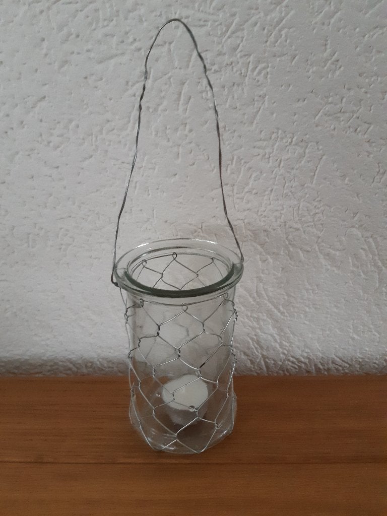 Waxinelicht, Ophalen, Waxinelichthouder, 14 cm, Glas