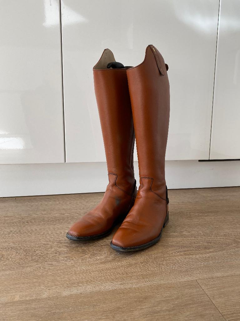 Petrie rijlaars cognac, maat 40, Dieren en Toebehoren, Paardrijkleding, Gebruikt, Dressuur, Ophalen of Verzenden, Dames