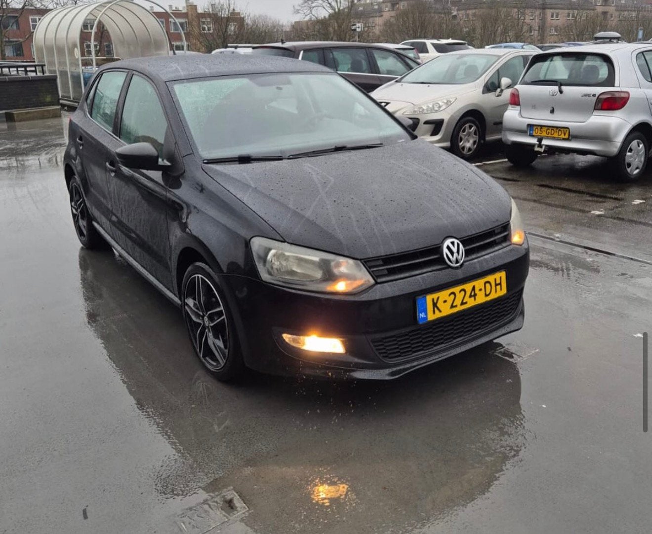 Volkswagen Polo 1.2 6V 44KW 5D My2009 2011 Zwart, Voorwielaandrijving, 967 kg, 40 €/maand, 1198 cc