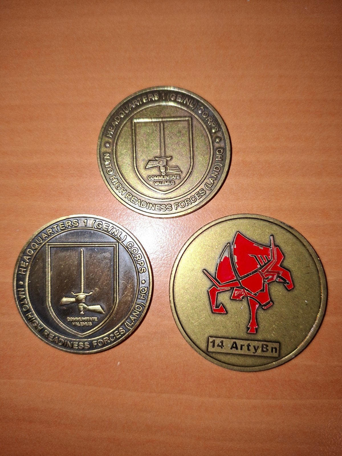 Militaire Challenge Coins - Diverse Eenheden, Ophalen of Verzenden, Landmacht