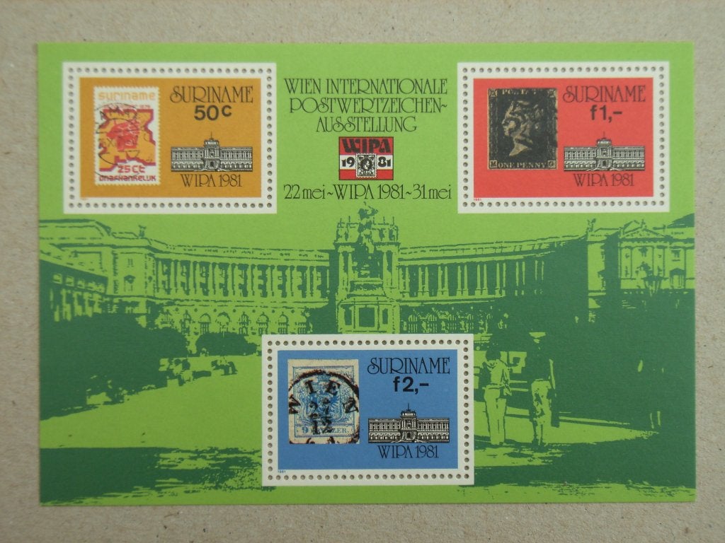 ZZ   Suriname blok 258 pf, Ophalen of Verzenden, Postfris