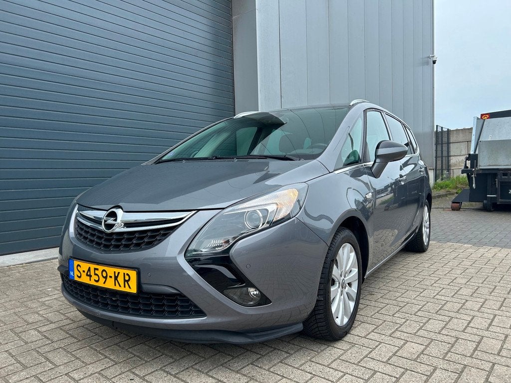 Opel Zafira Tourer 1.4i Edition CLIMA NAVI PDC 7PERS, Auto's, Opel, Gebruikt, Euro 6, 4 cilinders, Leder en Stof