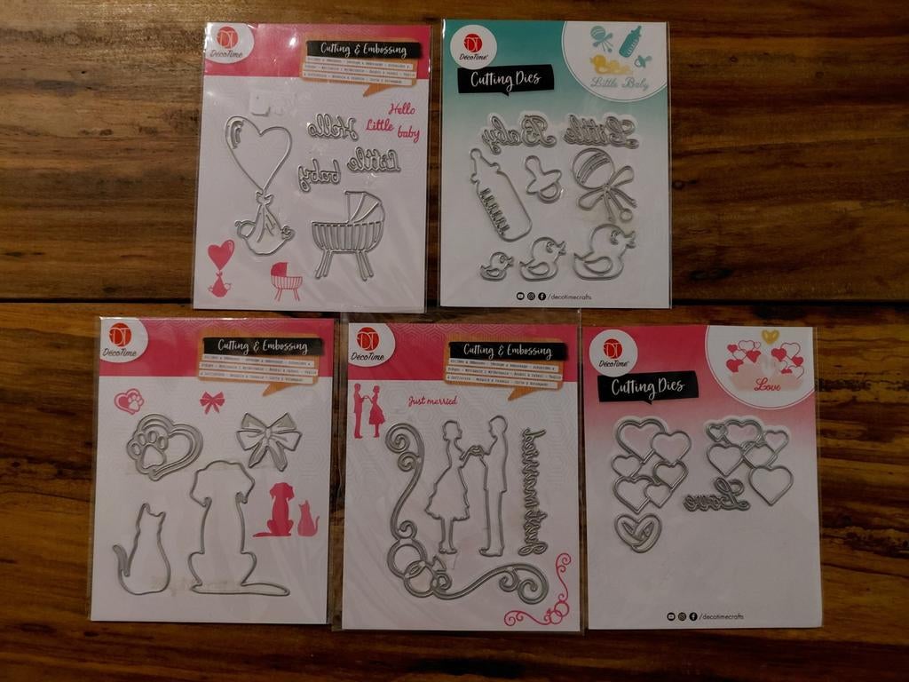 Decotime Snijmallen voor Scrapbooking en Kaarten Maken, Ophalen of Verzenden, Nieuw, Frame of Mal, Overige merken