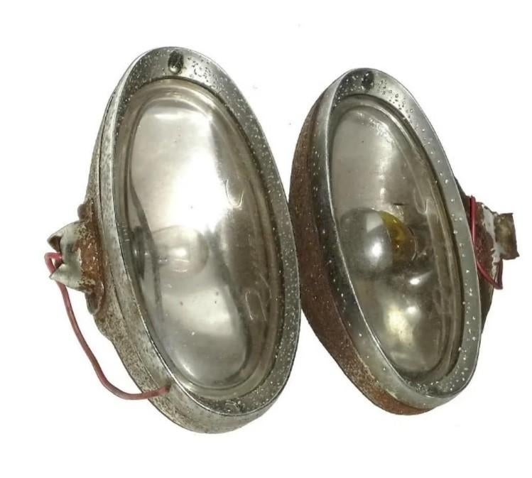 Mistlampen auto oldtimer klassieker verlichting retro lampen, Auto-onderdelen, Ophalen of Verzenden, Gebruikt