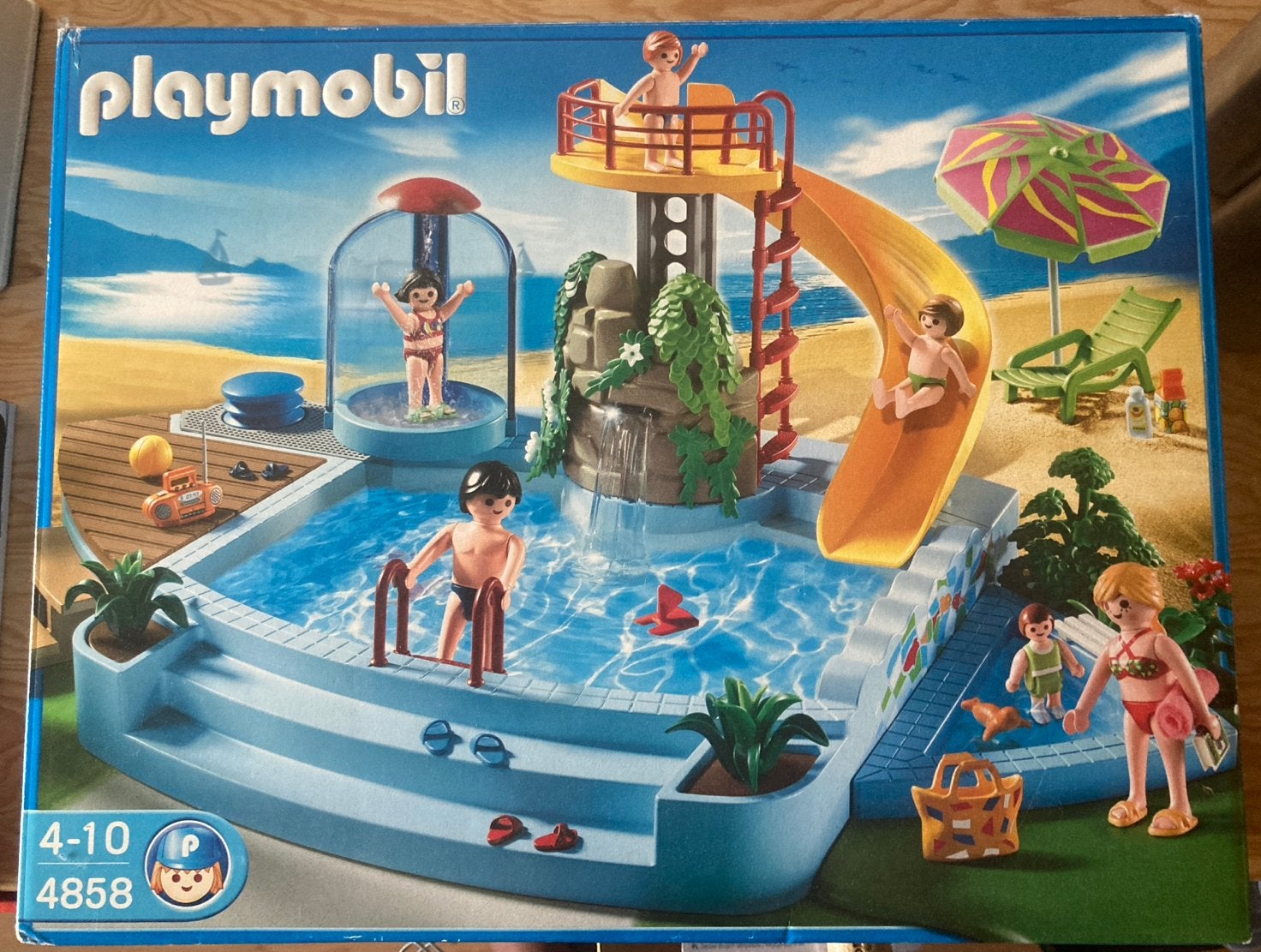 Playmobil Zomerpret 4858 met 6 poppetjes en accessoires, Ophalen of Verzenden, Gebruikt, Complete set