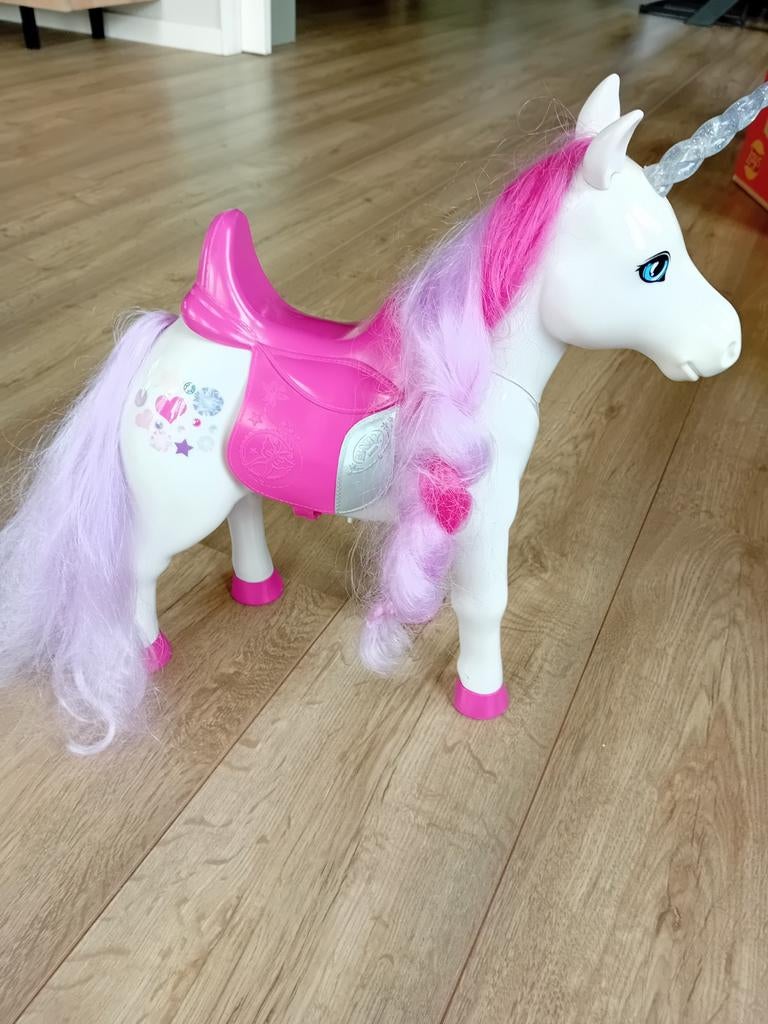 Baby Born paard met Lichtjes en Muziek, Ophalen of Verzenden, Zo goed als nieuw, Jongen of Meisje
