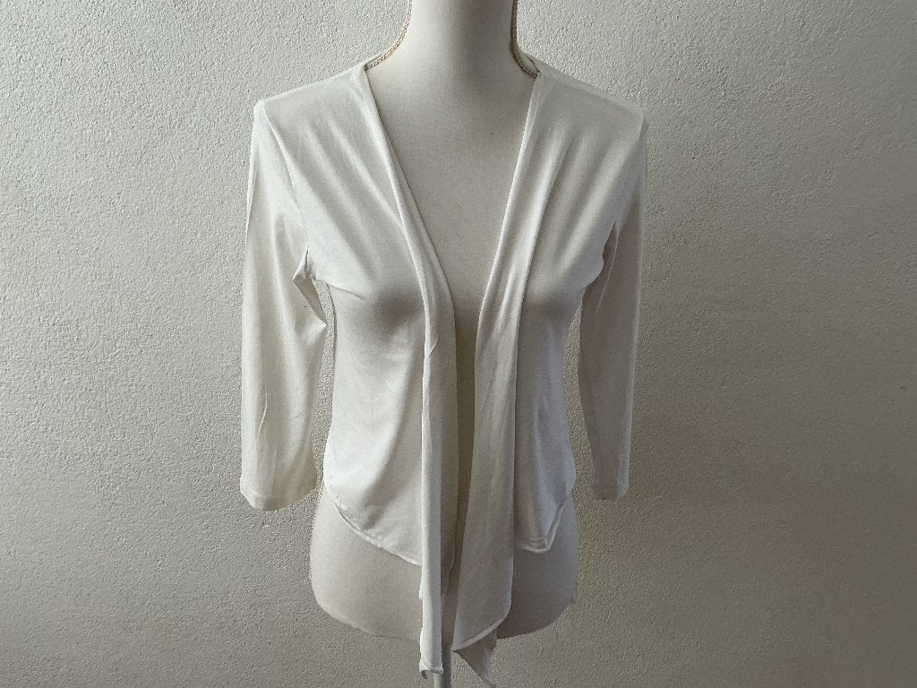 wikkelblouse strikblouse top no mans land L wit, Wit, Maat 42/44 (L), Ophalen of Verzenden, Zo goed als nieuw