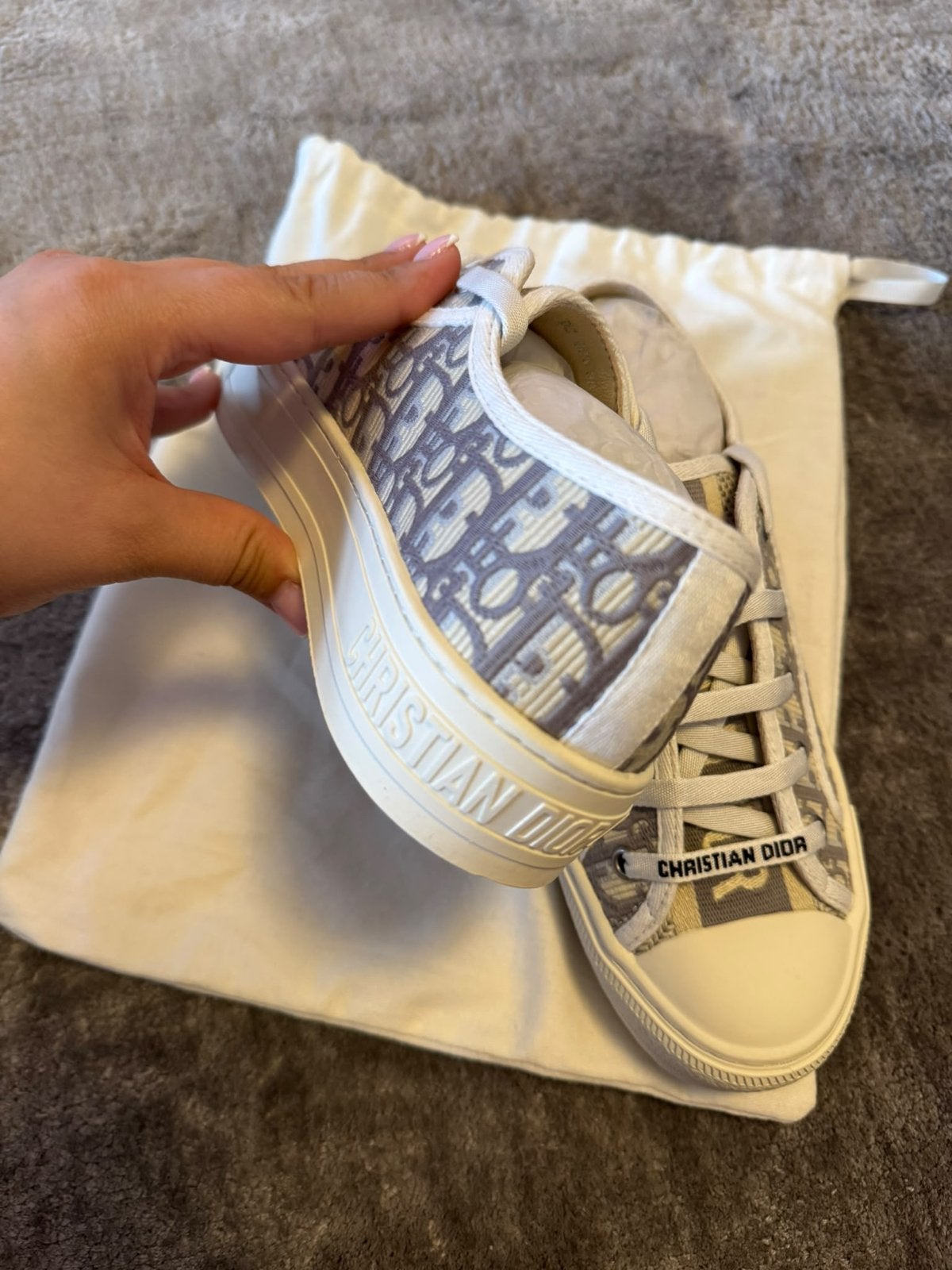 Christian Dior J'Adior Sneakers - Zo goed als nieuw, Ophalen of Verzenden, Zo goed als nieuw, Overige kleuren, Sneakers of Gympen