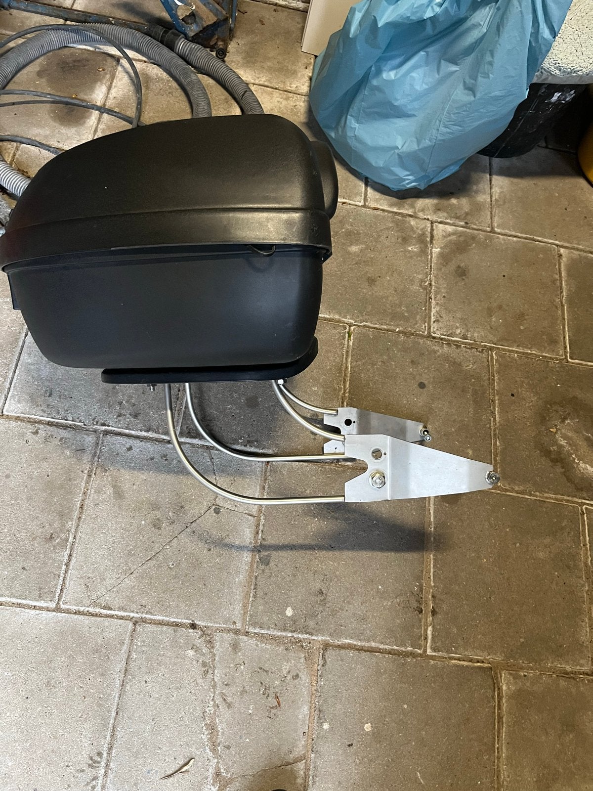 Bagagerek met koffer voor Yamaha V-Max 1200, Ophalen of Verzenden, Gebruikt
