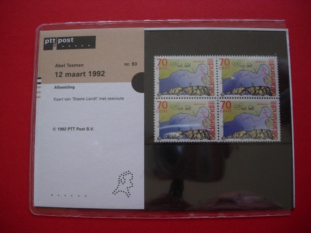 NL Nederland Mapje M 93 Abel Tasman 1992, Verzenden, Na 1940, Postfris