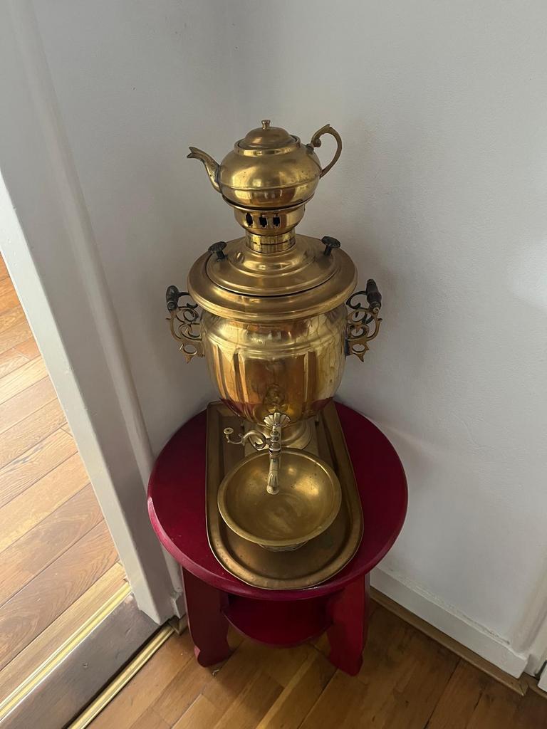 Antieke Russische Samovar - Koperen Waterketel, Antiek en Kunst, Antiek | Koper en Brons, Ophalen of Verzenden, Koper