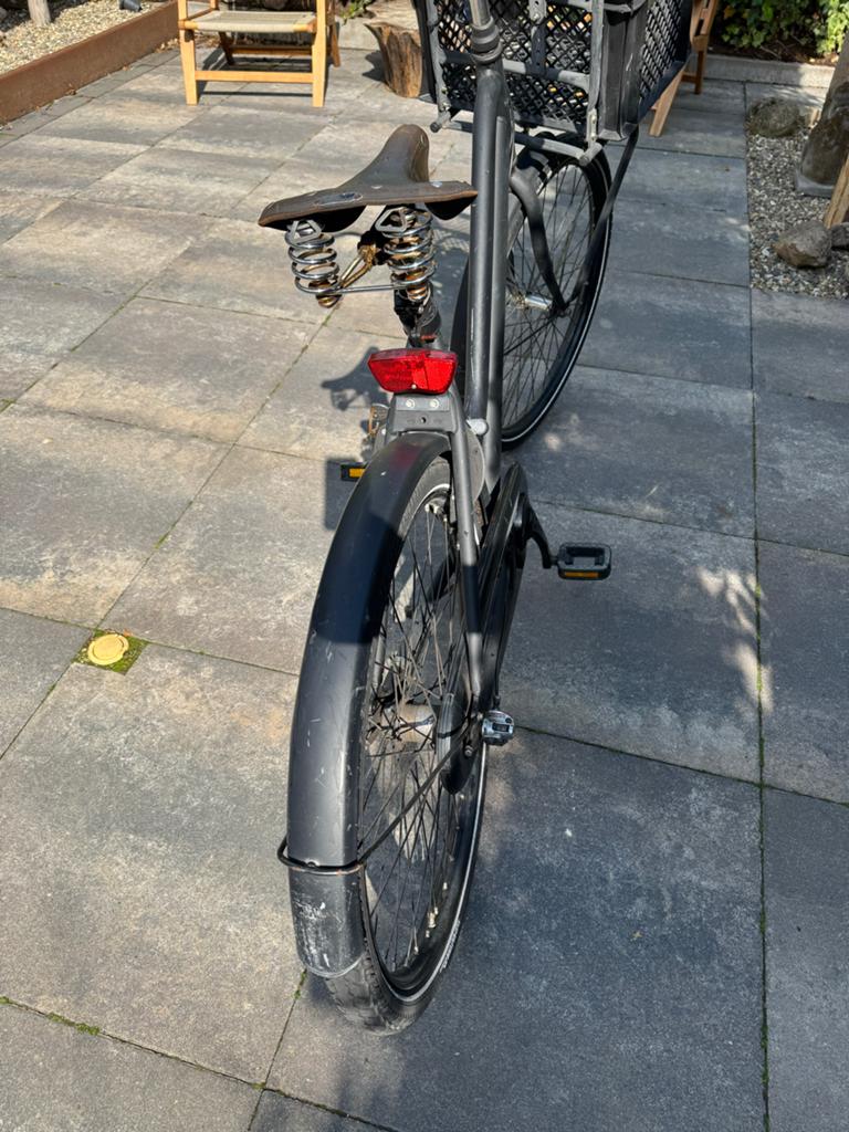 Leuke fiets met 26 inch banden en voordrager, Terugtraprem, Gebruikt, 50 tot 53 cm, Ophalen