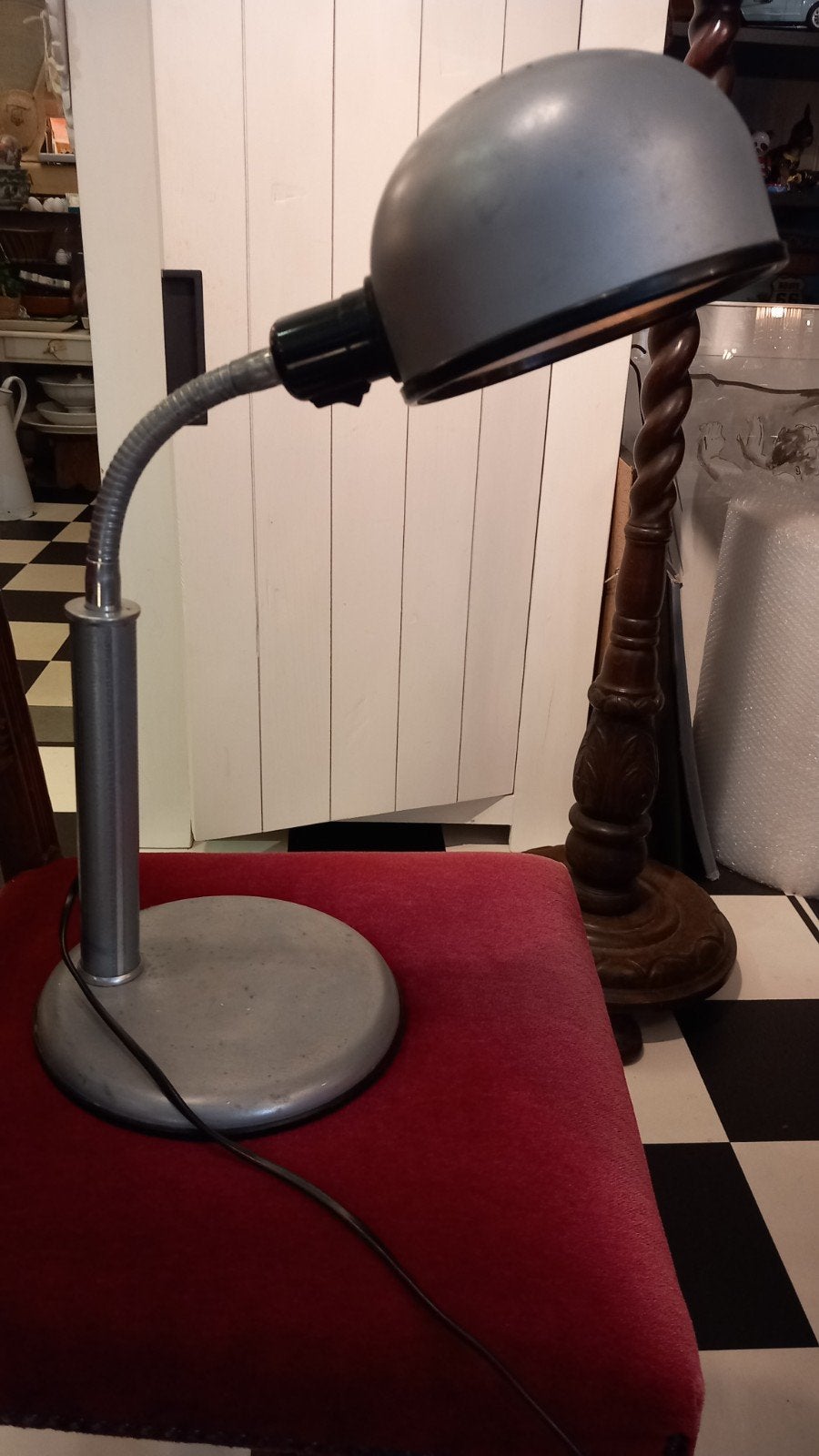 Vintage bureaulamp met flexibele arm Ikea "Alda", Ophalen of Verzenden