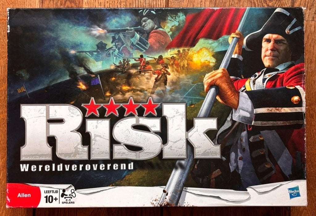 Risk – Wereldveroverend bordspel, Hobby en Vrije tijd, Gezelschapsspellen | Bordspellen, Ophalen of Verzenden, Gebruikt