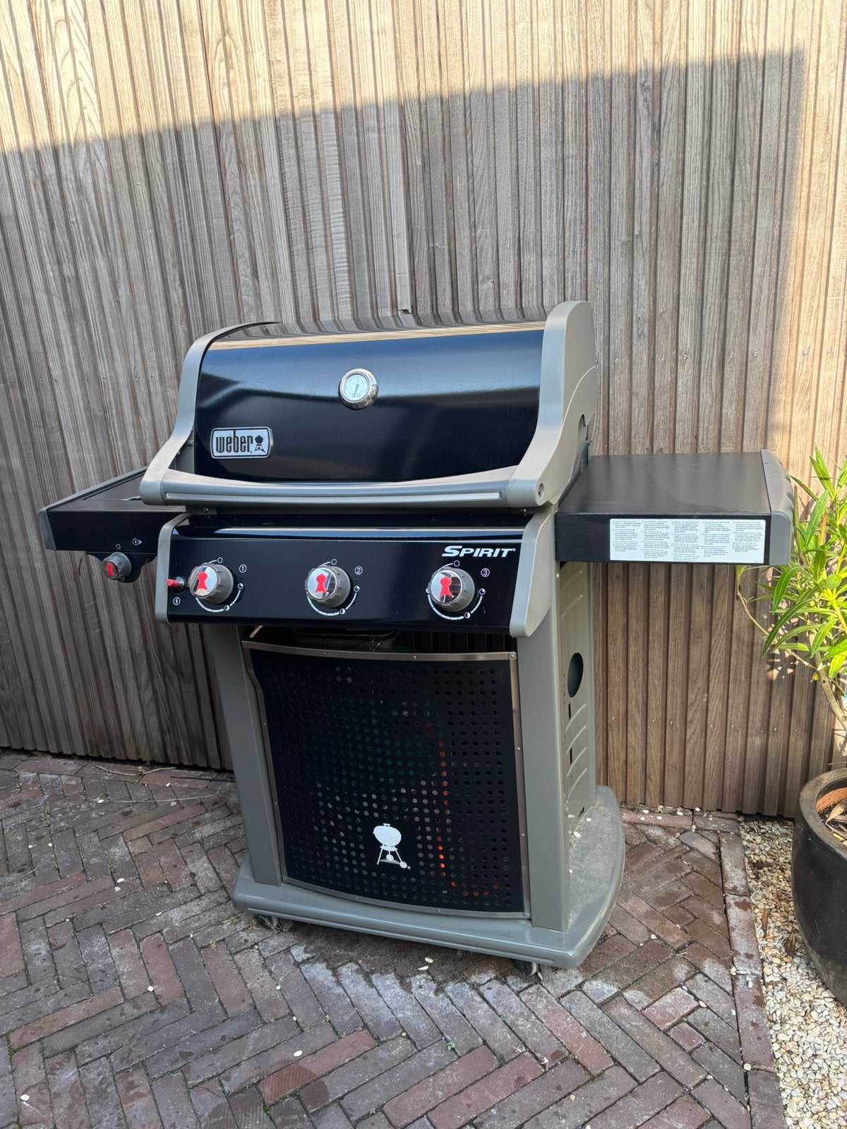 Weber E-310 Spirit gasbarbeque, Ophalen, Gebruikt