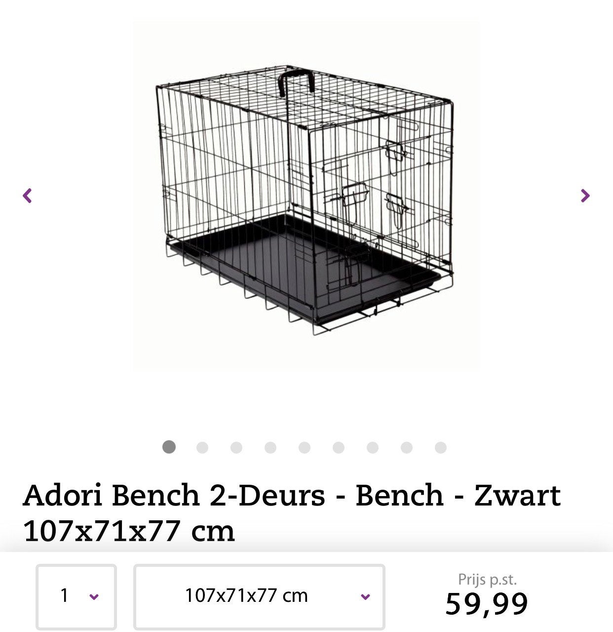 Bench 2 deurs, Ophalen, Zo goed als nieuw