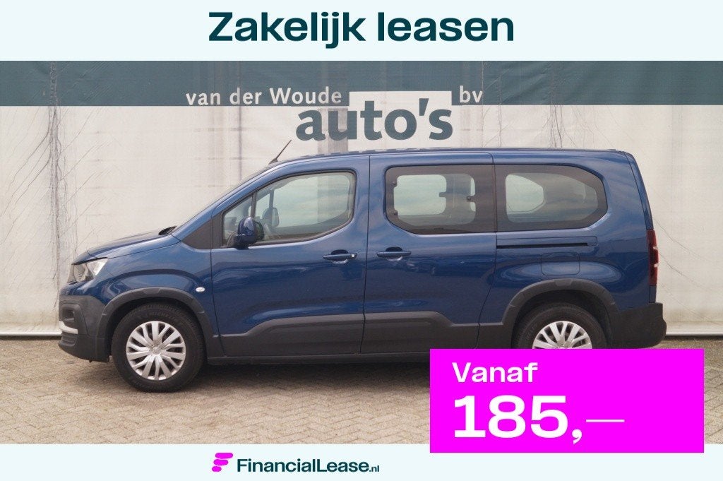 Peugeot Rifter Long 1.2 PureTech Active 7-persoons -NAVI-AIR, Gebruikt, Euro 6, 1199 cc, Blauw