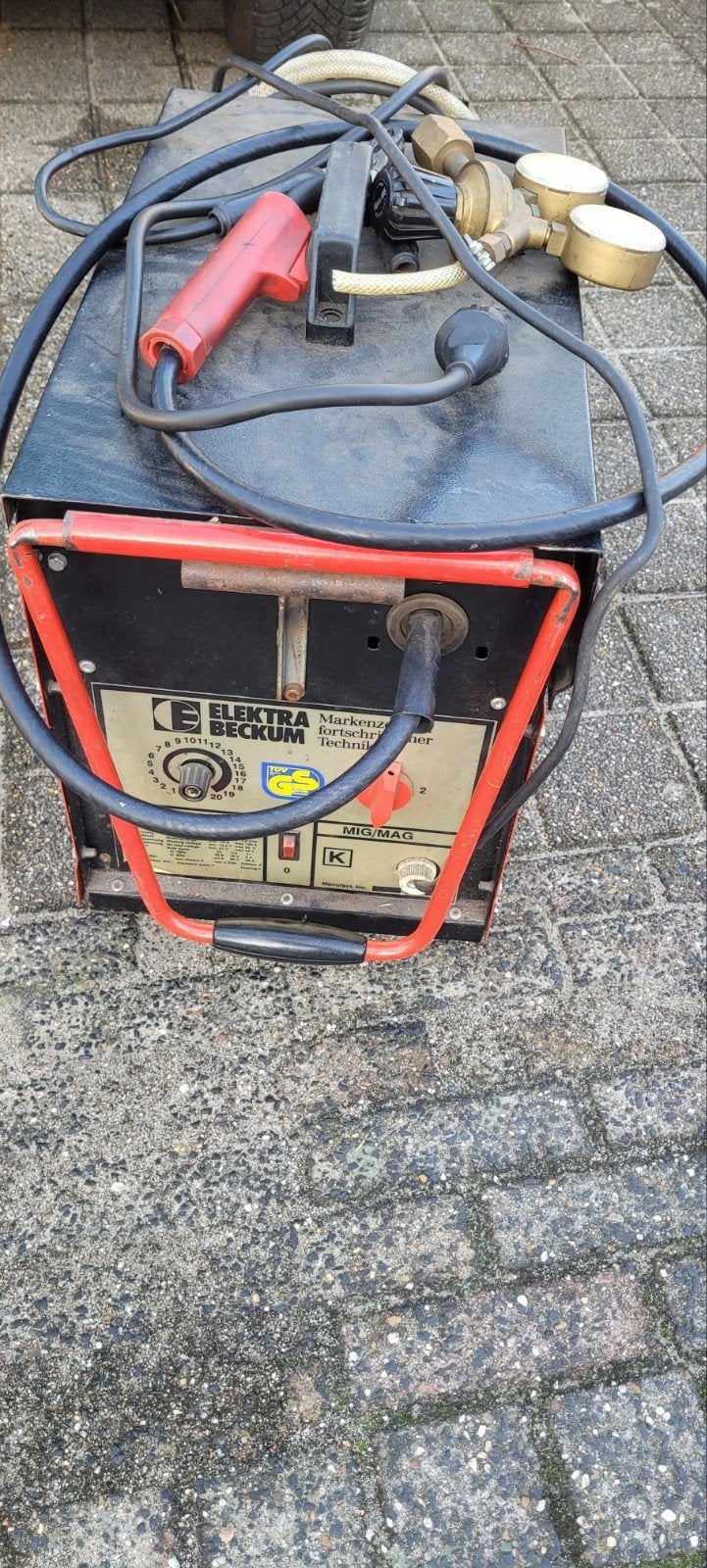 MIG/MAG Lasapparaat Elektra Beckum - Goed Werkend, Ophalen, Gebruikt, Minder dan 150 ampère, Co2