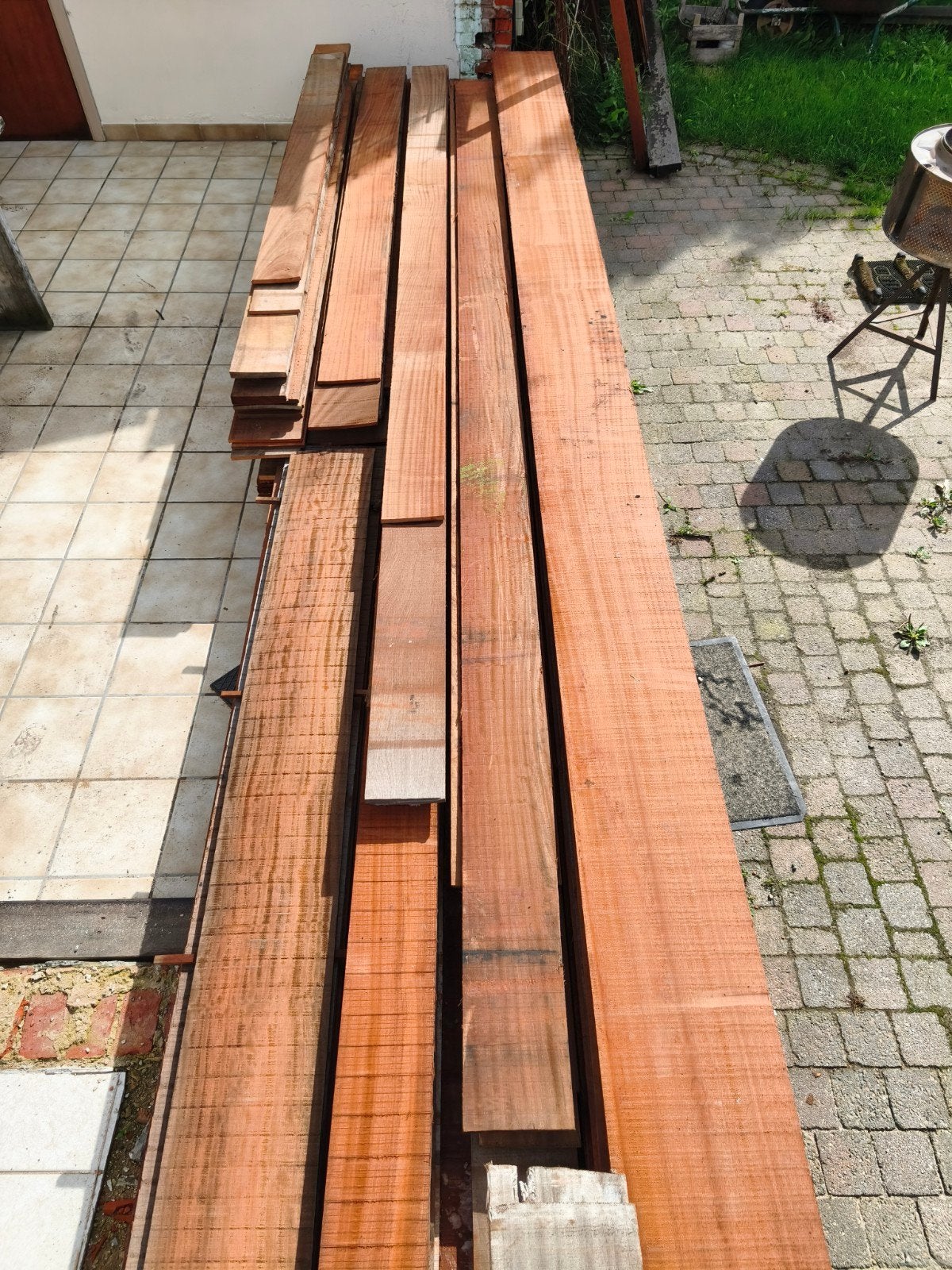 iroke houten planken, gevelbekleding, Ophalen, Minder dan 25 mm, Nieuw, Plank