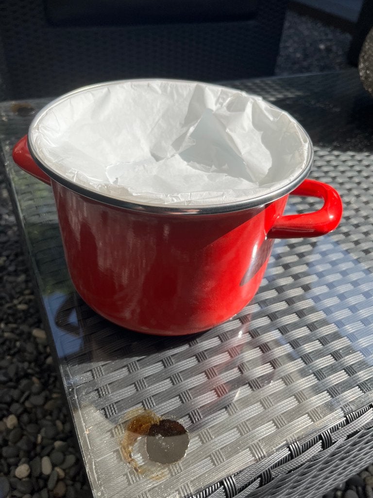 Schattig rood pannetje, Ophalen, Met deksel, Nieuw, Kookpan