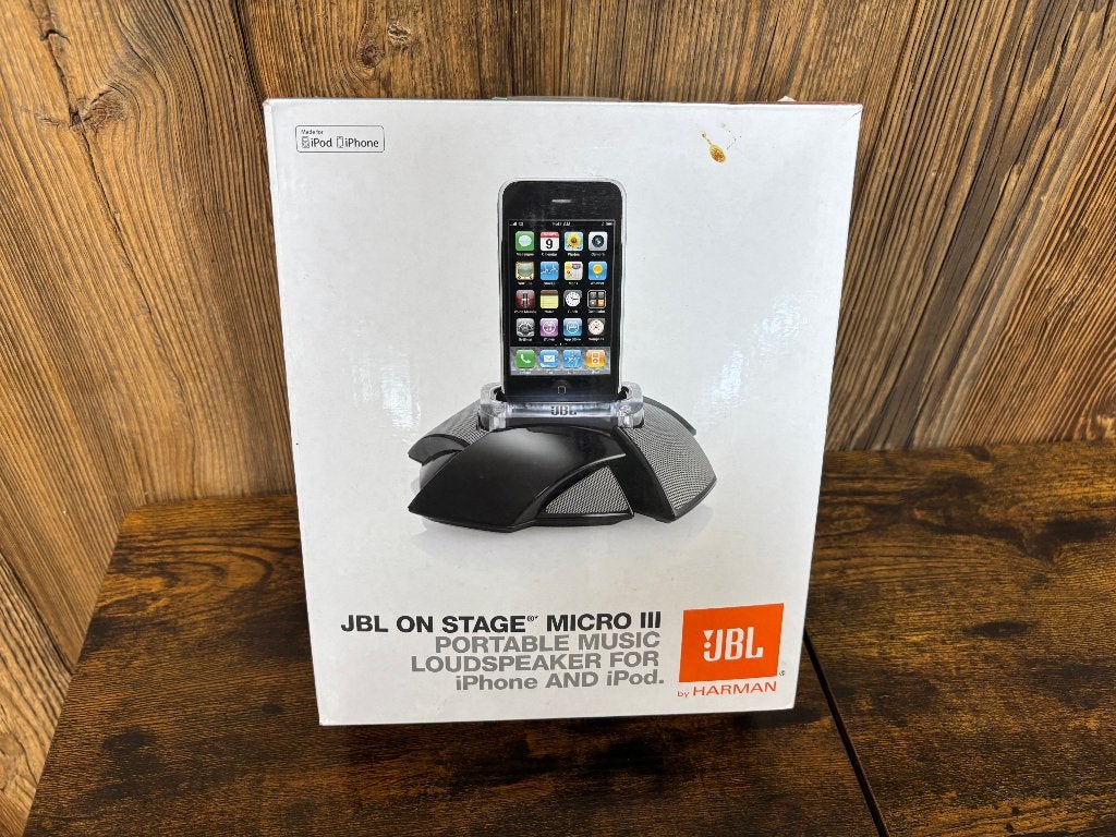 Te koop JBL On Stage micro III Dock iphone ipod AUX, JBL, Overige typen, Nieuw, Ophalen of Verzenden