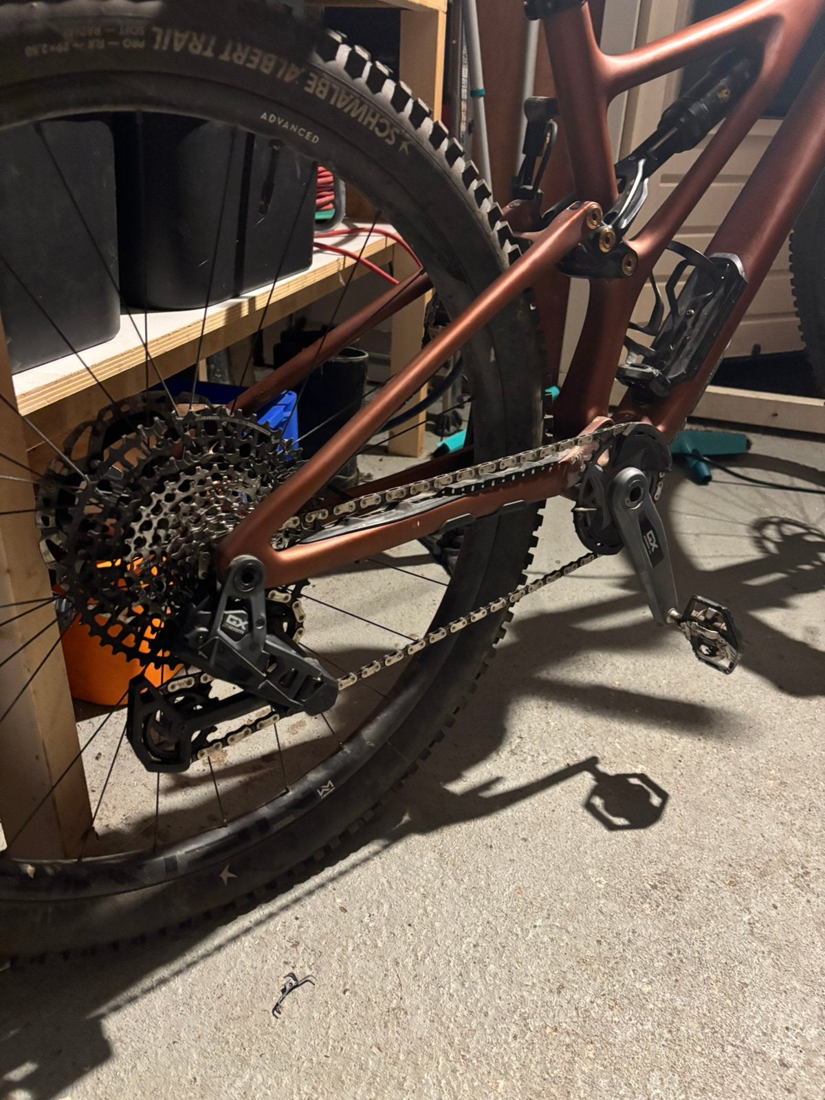 Sram gx transmission groepset, Ophalen of Verzenden, Zo goed als nieuw, Derailleur of Ketting, Aluminium