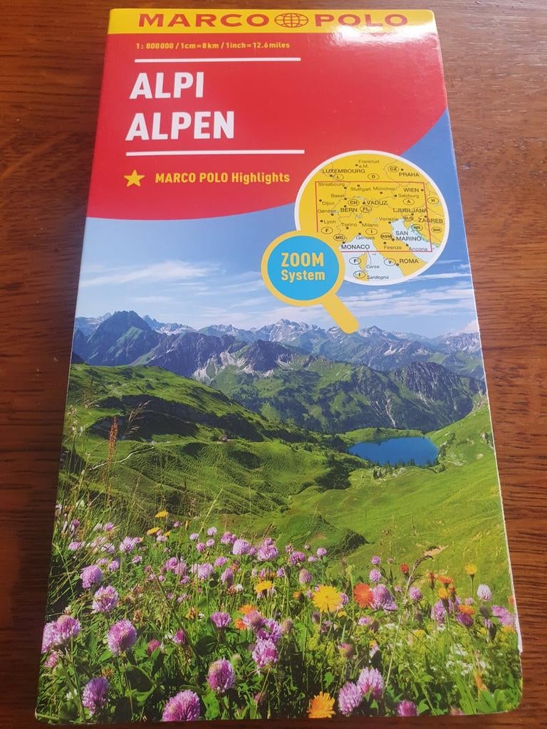 Marco Polo Alpi Alpen kaart, Ophalen of Verzenden