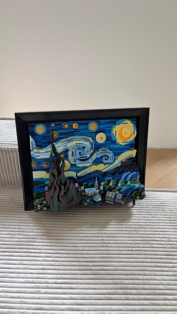LEGO Vincent van Gogh – The Starry Night + Bonus Set 40698, Verzenden, Meer dan 1500 stukjes, Zo goed als nieuw, Legpuzzel