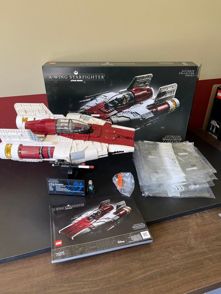 Lego Star Wars UCS 75275 A-Wing Starfighter, Ophalen, Zo goed als nieuw, Complete set, Lego