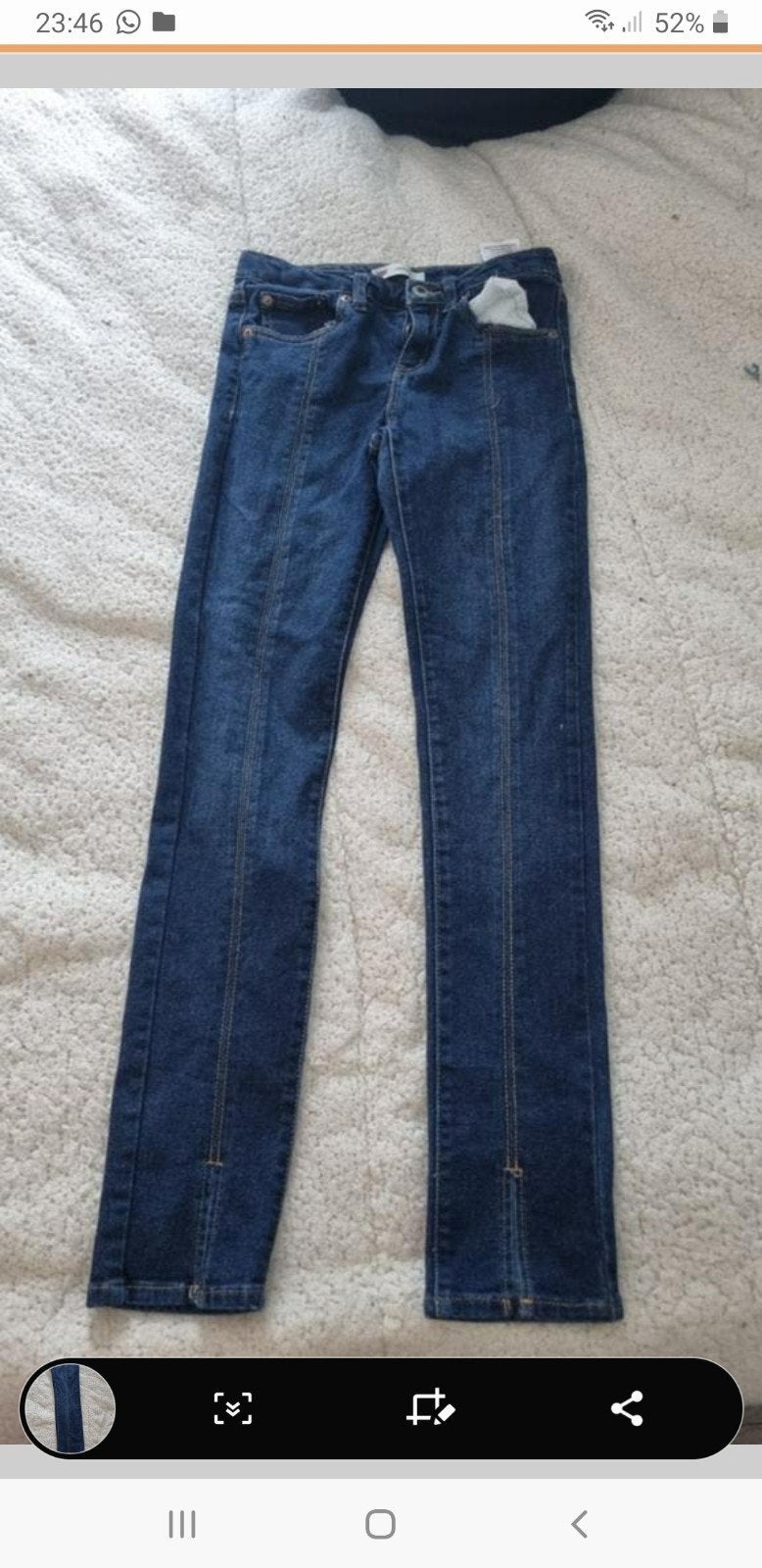Levi's Girlfriend Jeans - Donkerblauw, Ophalen of Verzenden, Zo goed als nieuw