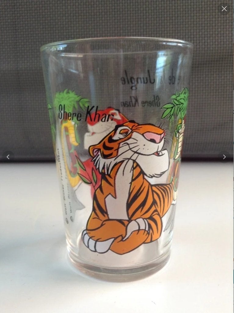 Disney drinkglas Jungle Book, Ophalen of Verzenden, Leeuwenkoning of Jungle Boek, Zo goed als nieuw, Servies