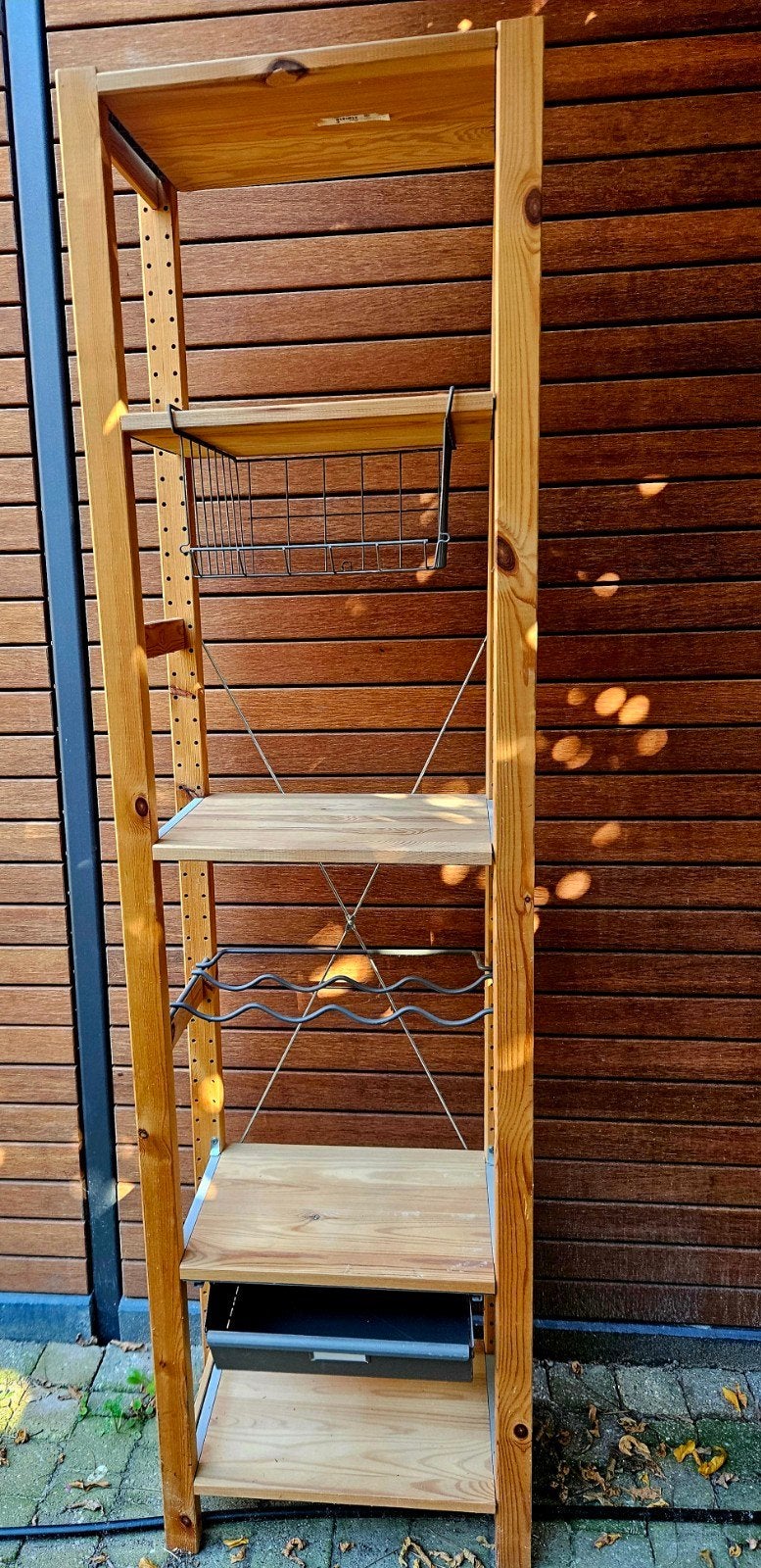 Houten stellingkast (Ikea), Ophalen, Gebruikt