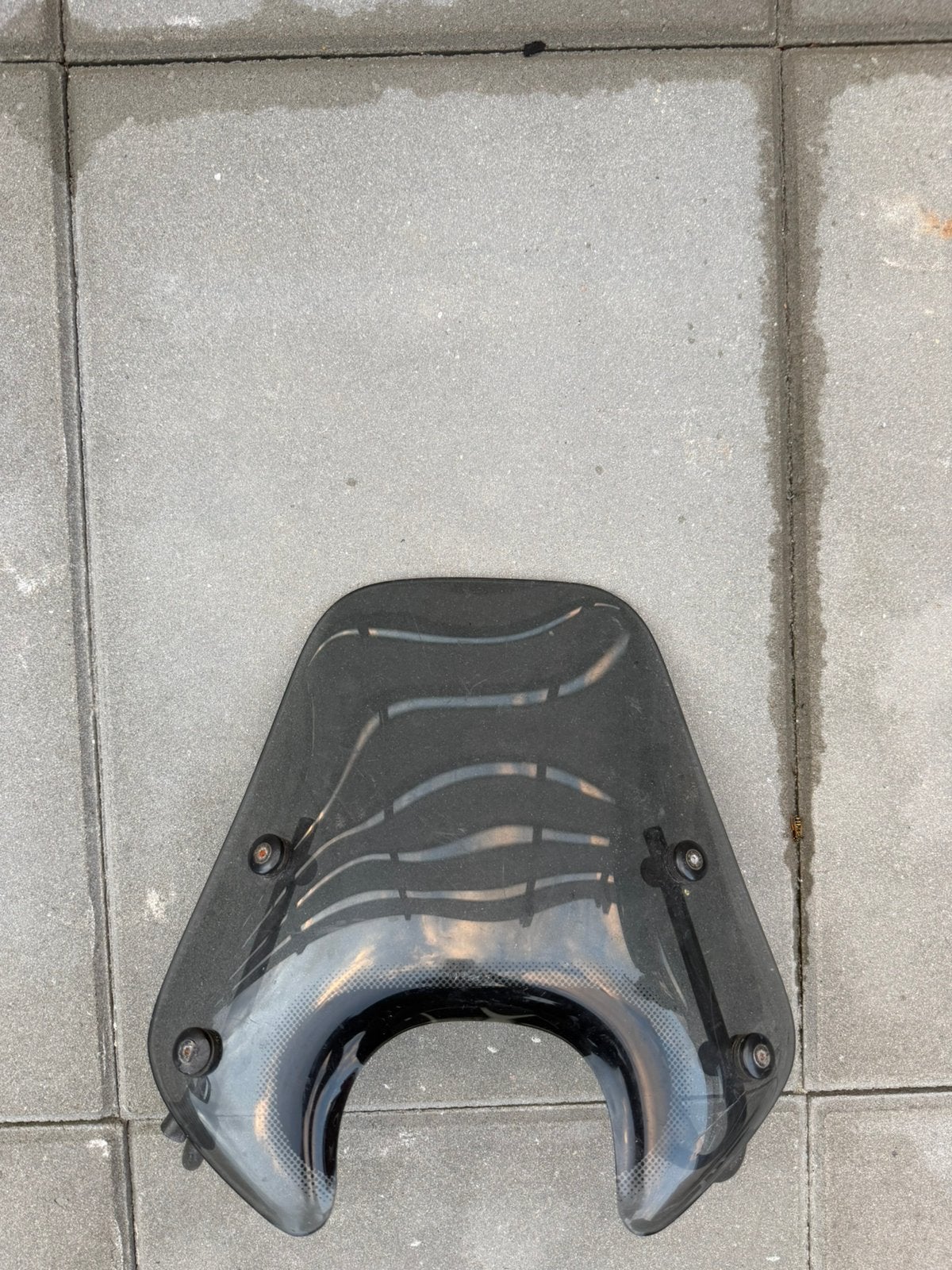 Piaggio zip laag windscherm, Ophalen