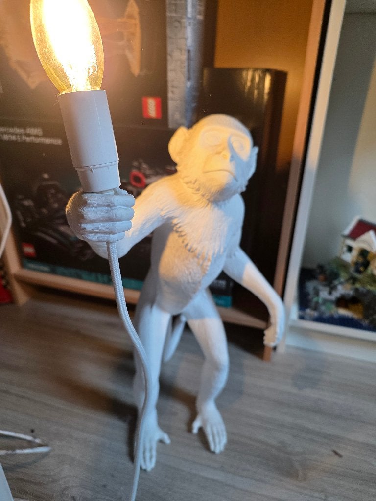 Lamp, Ophalen, Zo goed als nieuw, Steen/keramiek, E14 (klein)