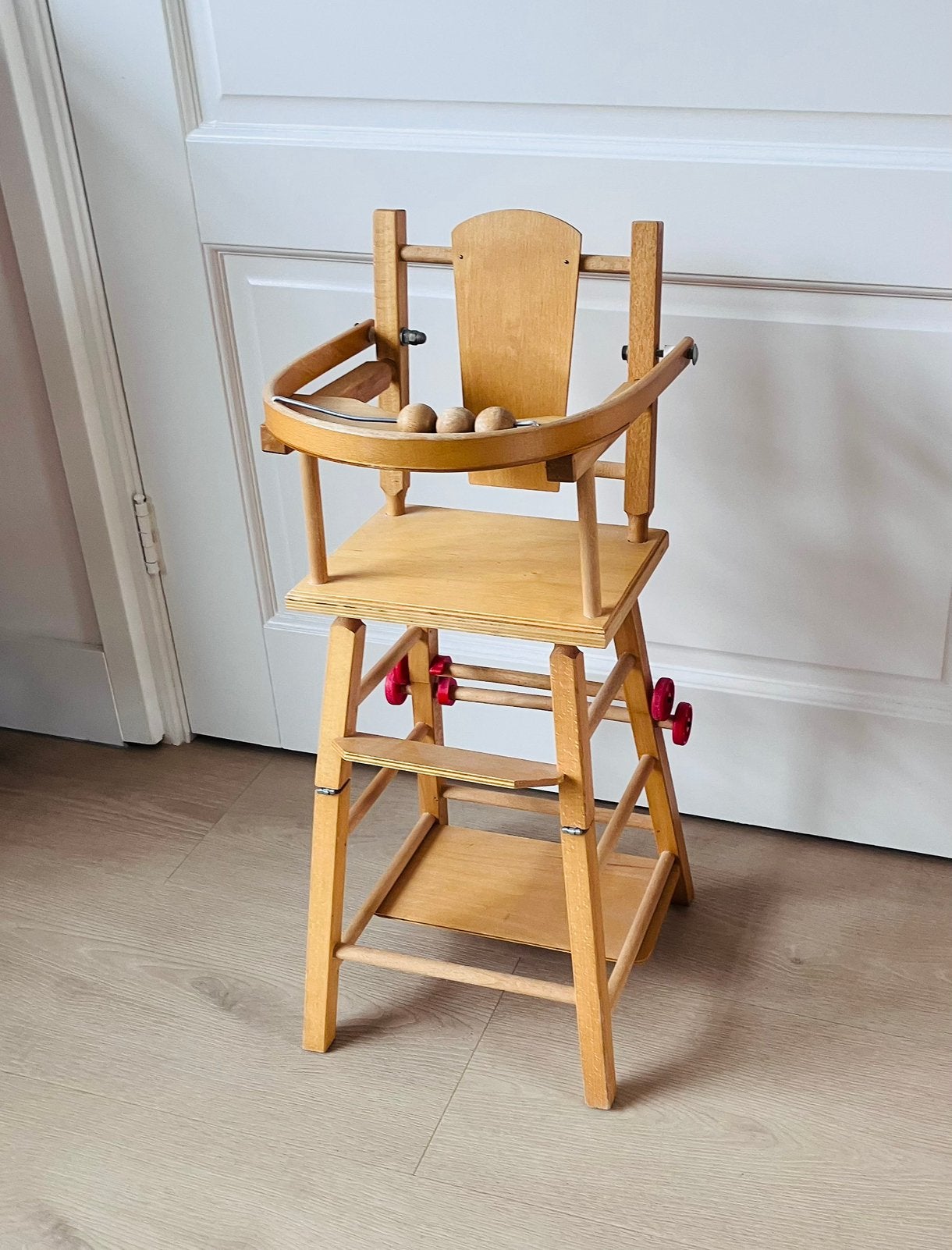 Vintage poppenstoel. Transformer model, Ophalen, Zo goed als nieuw, Babypop