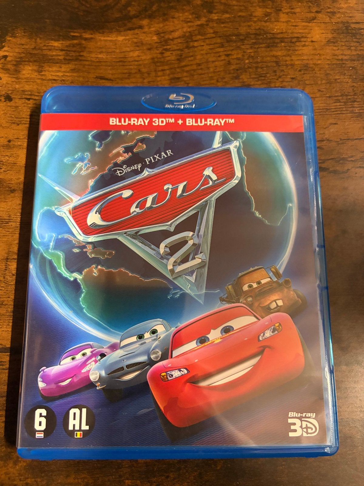 Cars 2 - Blu-ray 3D + Blu-ray (Disney Pixar), Nederlands, Film, Kinderen en Jeugd, Vanaf 6 jaar