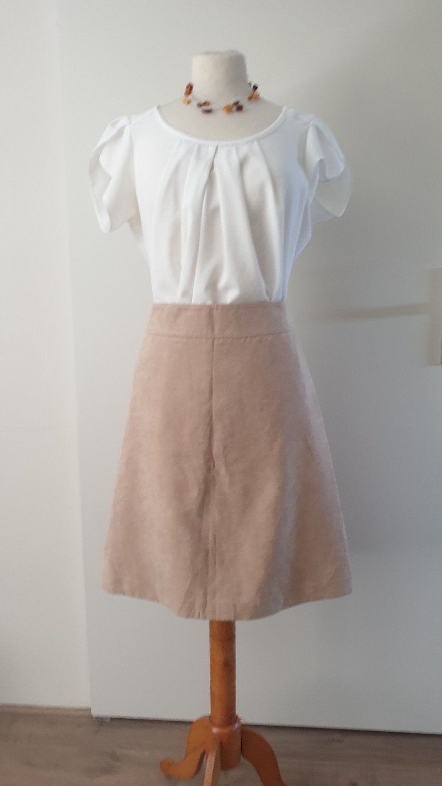 Mooi rok, H&M, Beige, Maat 42/44 (L), Ophalen of Verzenden