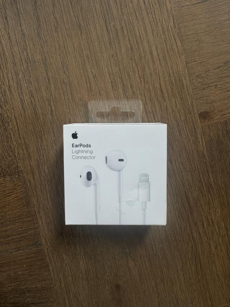 Apple Iphone EarPods met een Lightning-connector, Telecommunicatie, Mobiele telefoons | Oordopjes, Ophalen of Verzenden, Zo goed als nieuw
