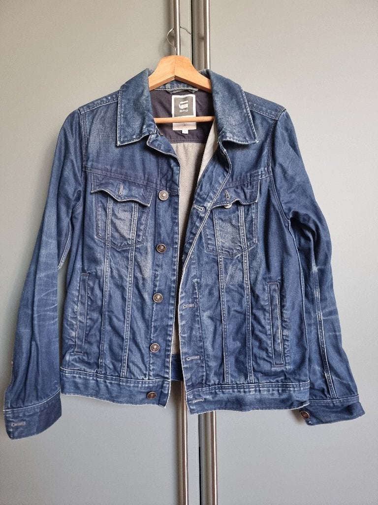 G star raw denim jack, G-Star Raw, Ophalen of Verzenden, Zo goed als nieuw, Maat 48/50 (M)