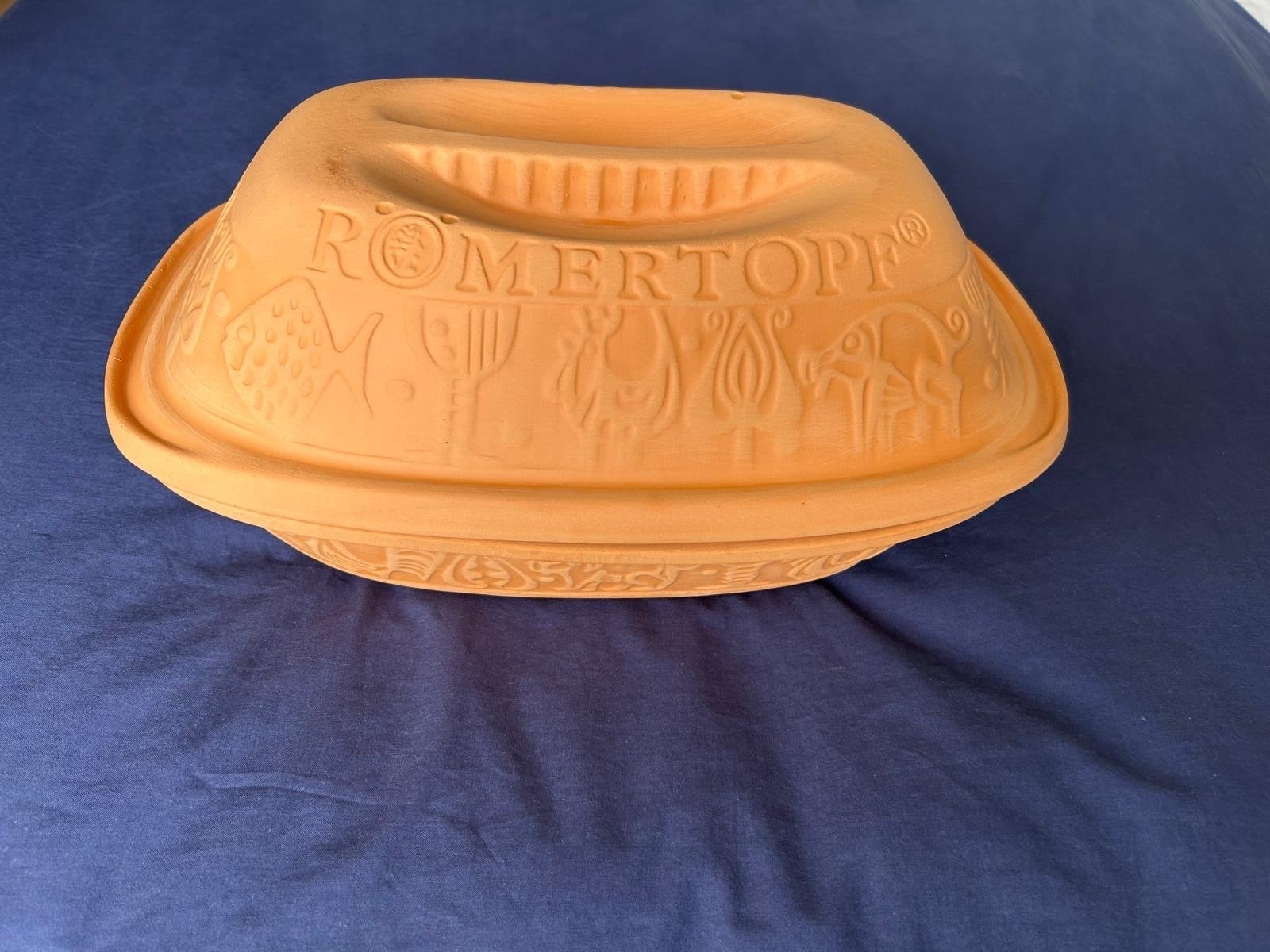 Römertopf Kleipot Ovenschaal - Perfect voor Gezond Koken, Ophalen of Verzenden, Zo goed als nieuw