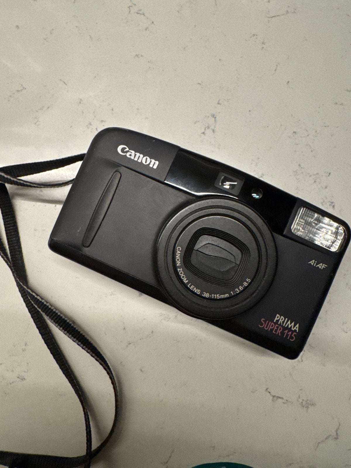 Canon Prima Super 115 analoge compactcamera, Audio, Tv en Foto, Fotocamera's Analoog, Ophalen of Verzenden, Gebruikt, Compact