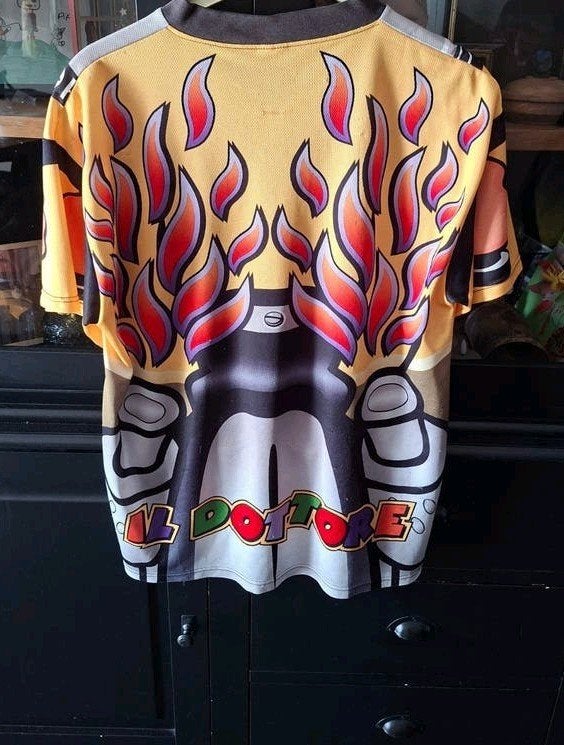 Vintage Valentino Rossi Playstation 2 Honda Motocross shirt, Ophalen of Verzenden, Gedragen, Energie