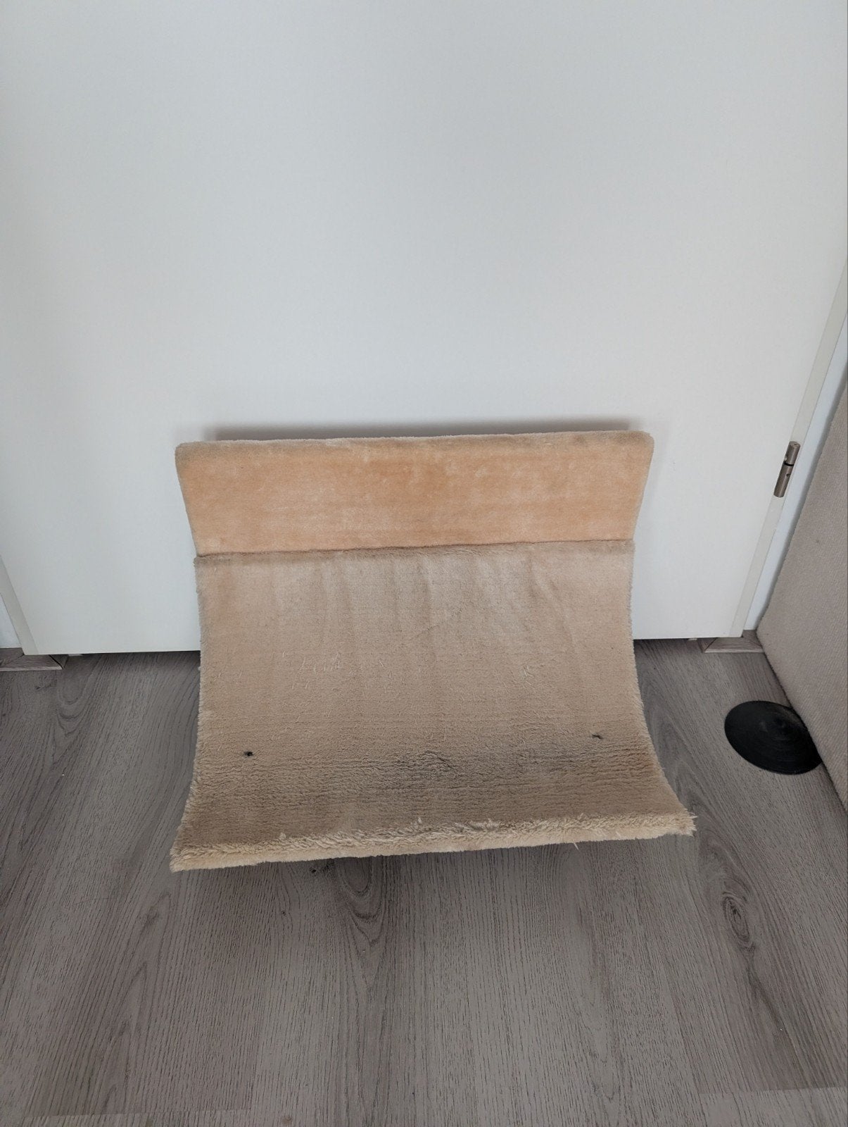 Wand kattenmand, Ophalen